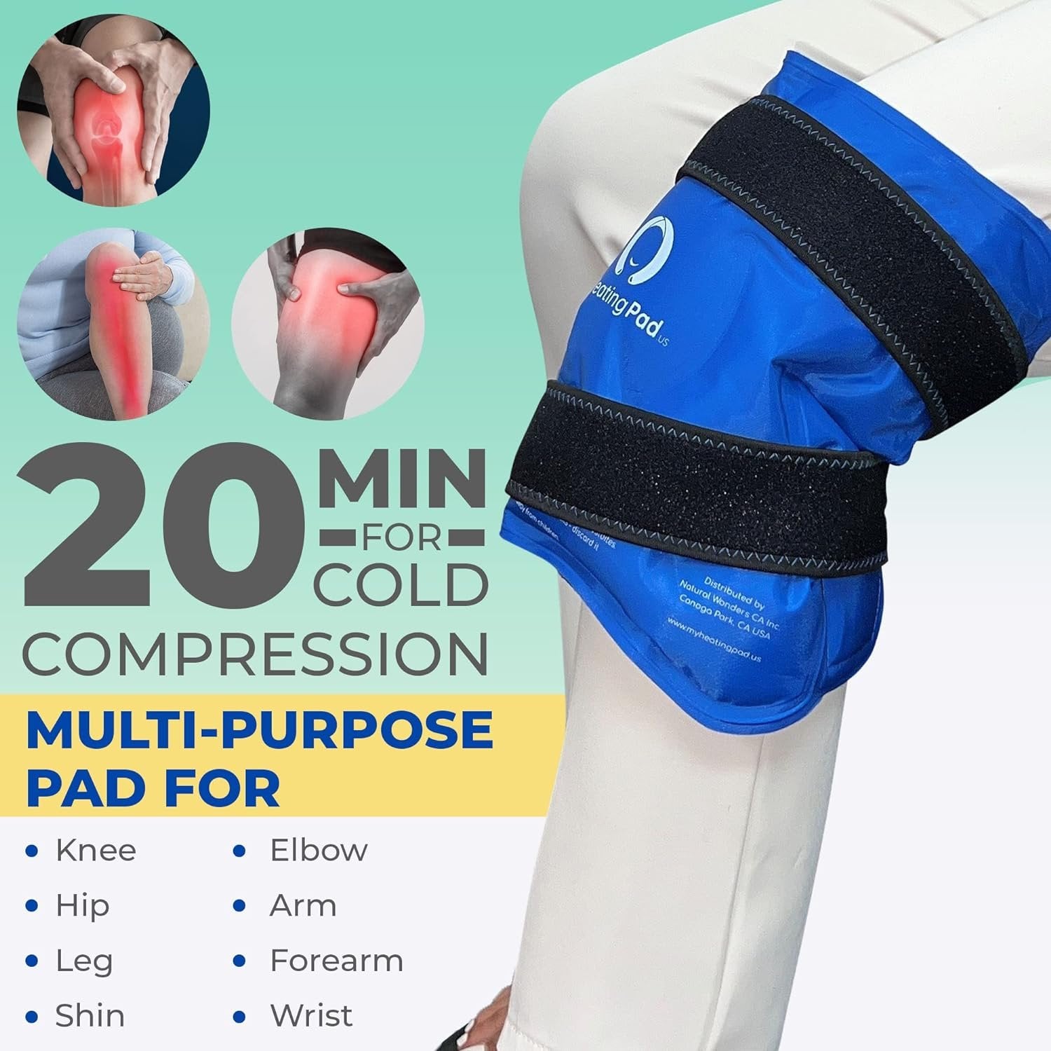 MHP Knee & Elbow Gel Ice Pack