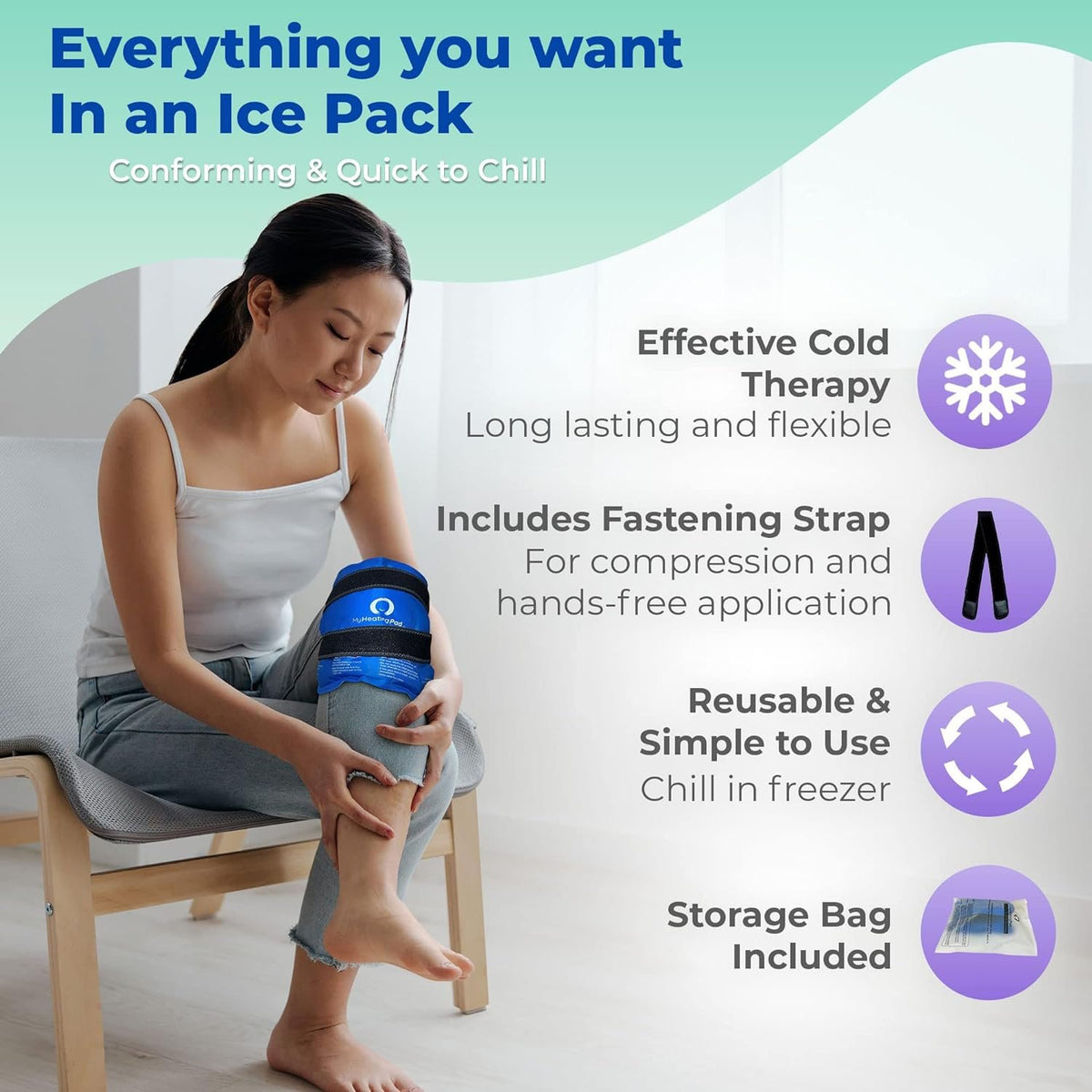 MHP Knee & Elbow Gel Ice Pack