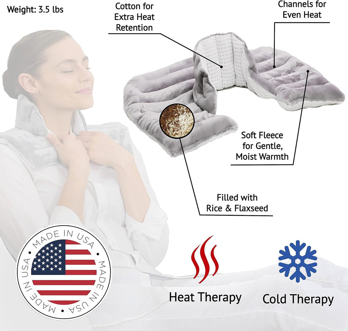 MHP Relief Neck and Shoulder Microwavable Heating Pads